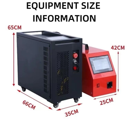 4 in 1 Air-cooling Portable Laser Welder untuk stainless steel Carbon Steel Aluminium