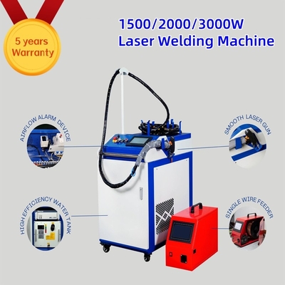 Double Wire 4 in 1 Portable Fiber Laser Welding Welding Machine untuk stainless steel
