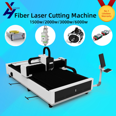2025 1530 1500W 3000W CNC Fiber Laser Cutting Machine Laser Pemotong Logam Stainless Steel