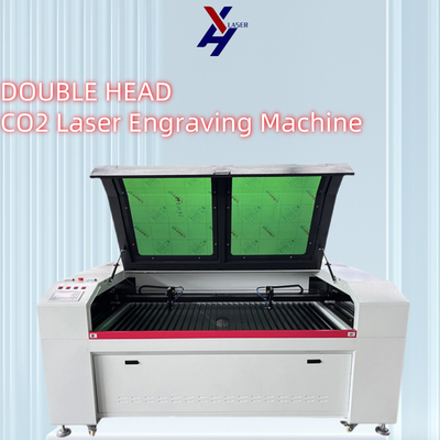 1610 Mesin Ukuran Besar 2 Kepala Laser Ukiran CO2 80W 100W 150W 300W
