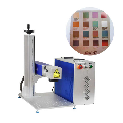 50W 100W Mopa Color Laser Marker Untuk Metal Steel 3D Deep Engraving