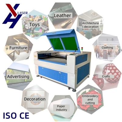 CO2 Laser Engraving dan Cutter untuk Bambu Paper Kulit Kayu Akrilik 1390/4060 50W-300W Laser Engraving Mesin Pemotong