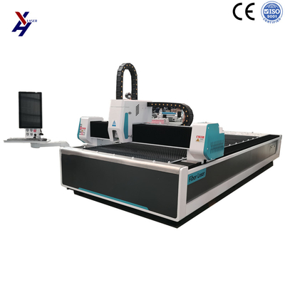 3000*1500 CNC Fiber Laser Cutter 1000W 2000W 3000W Single Table untuk Logam