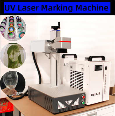 Multifungsi UV Laser Marker Wtih Air Chiller Untuk Kayu Kaca Kulit Akrilik