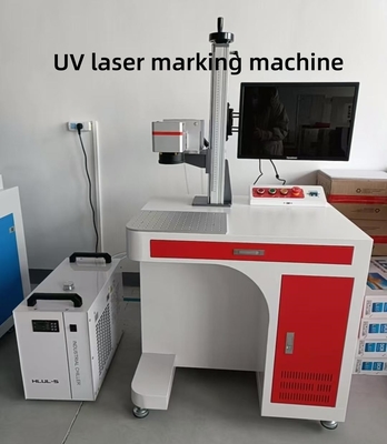 High Precision 3W 5W 10W UV Laser Engraver untuk Pencetakan Logo Plastik Kaca