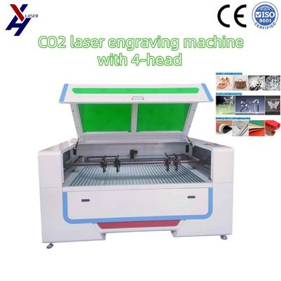 Pemotong dan Pengukir Laser CO2 130W 150W dengan 4 Kepala untuk Akrilik MDF Kaca