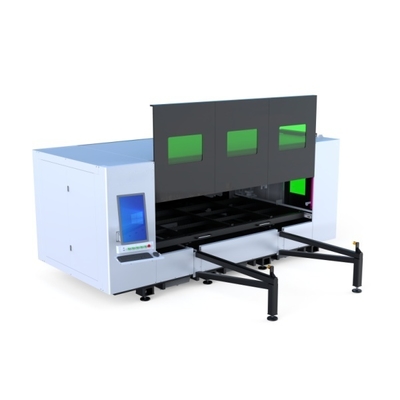 6000W Max Laser Source Stainless Steel Tube Plate Metal Sheet Mesin Pemotong Laser Serat CNC