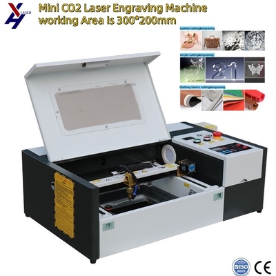 Mesin Pemotong Laser CNC 3020 40W 50W Murah untuk Kayu, Kertas, Kulit, Akrilik