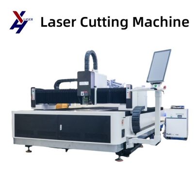 Pemotong Laser Fiber CNC Matel Untuk Suku Cadang Industri Otomotif Dirgantara